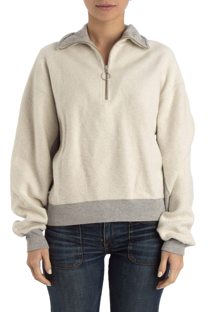Chamarra Helmut Lang gris, vista frontal – ClosetRehab