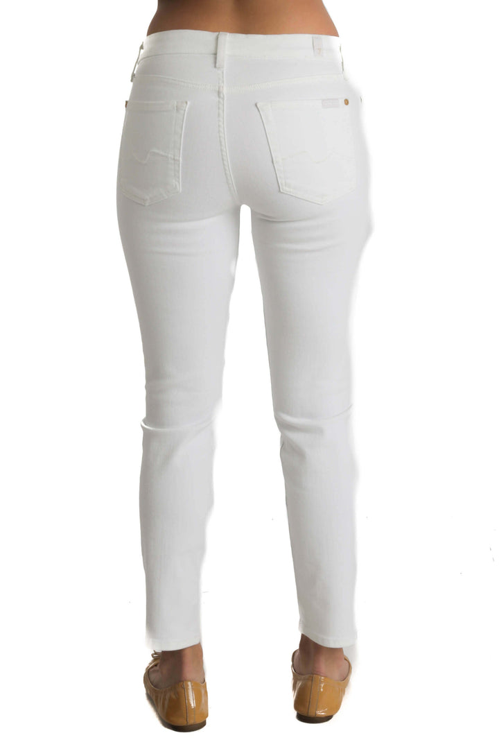Jeans 7 for All Mankind blanco, vista posterior – ClosetRehab