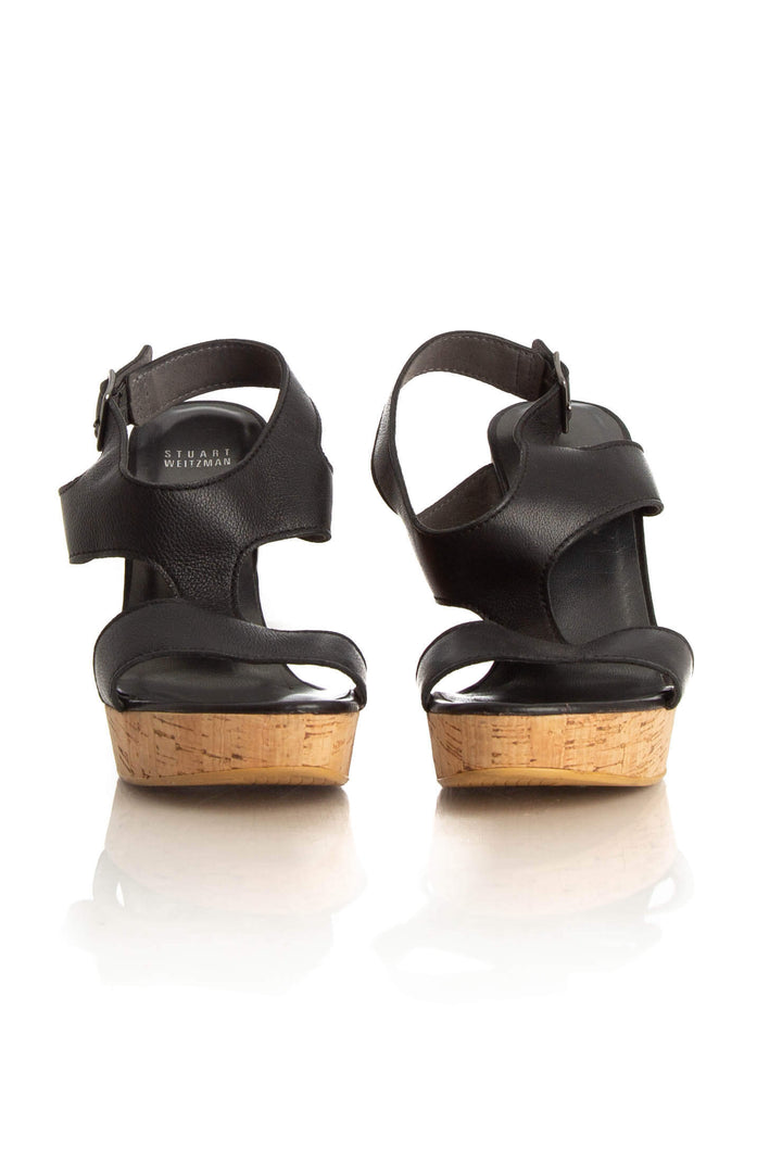 Zapato Stuart Weitzman negro, detalle – ClosetRehab