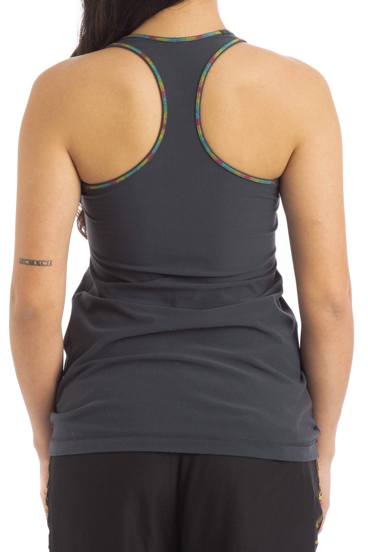 Blusa Lulu Lemon gris, vista posterior – ClosetRehab