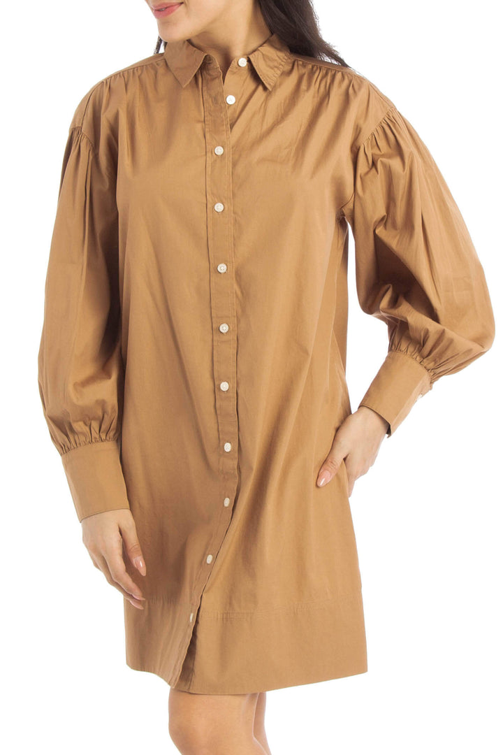 Vestido J Crew café, vista frontal – ClosetRehab