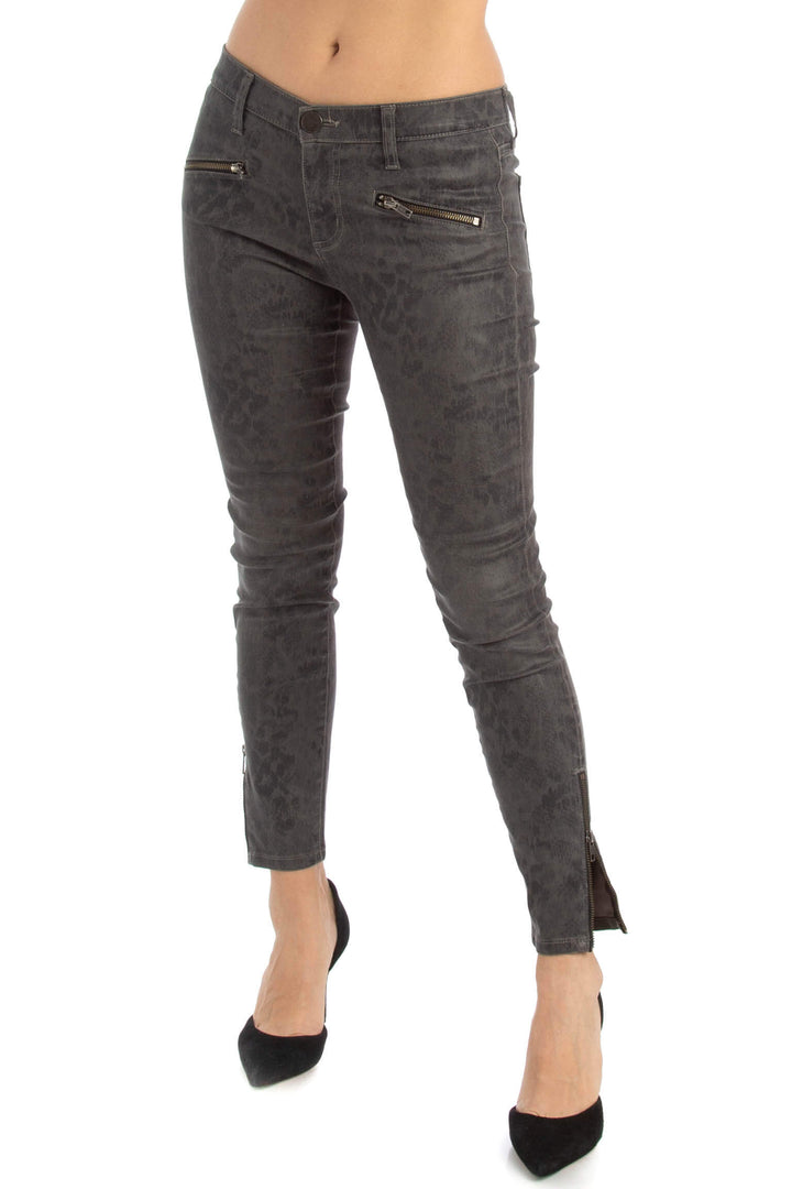 Jeans Current Elliot negro, vista frontal – ClosetRehab