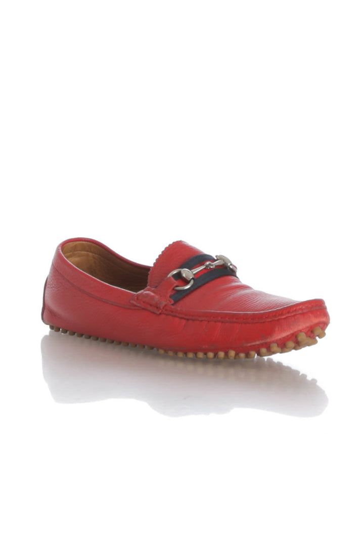 Zapato Gucci rojo, vista posterior – ClosetRehab