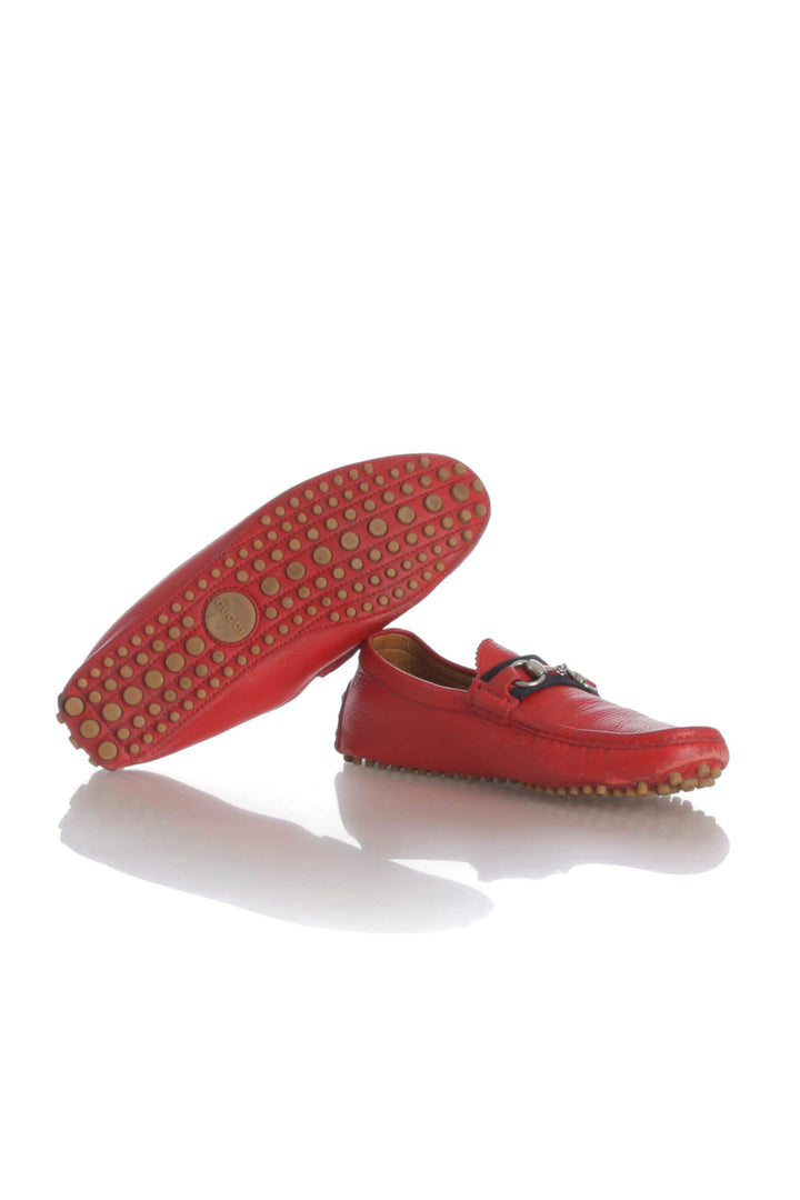 Zapato Gucci rojo, detalle 5 – ClosetRehab