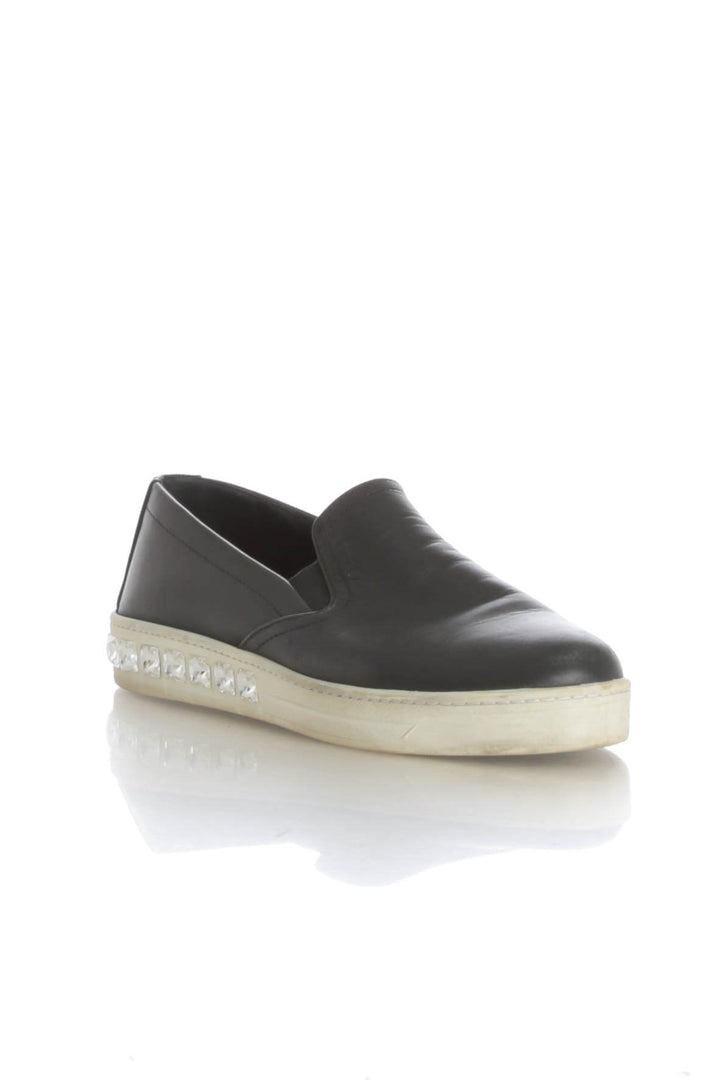 Zapato Prada negro, vista posterior – ClosetRehab