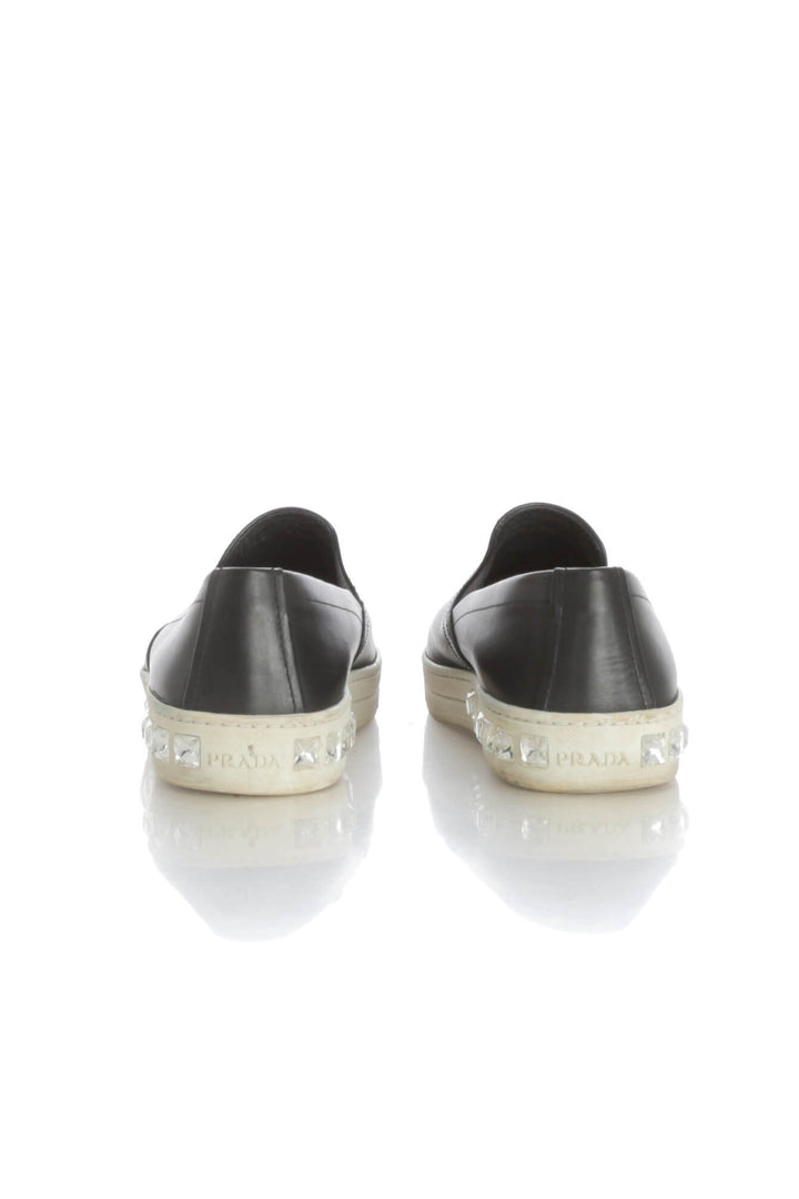 Zapato Prada negro, detalle – ClosetRehab