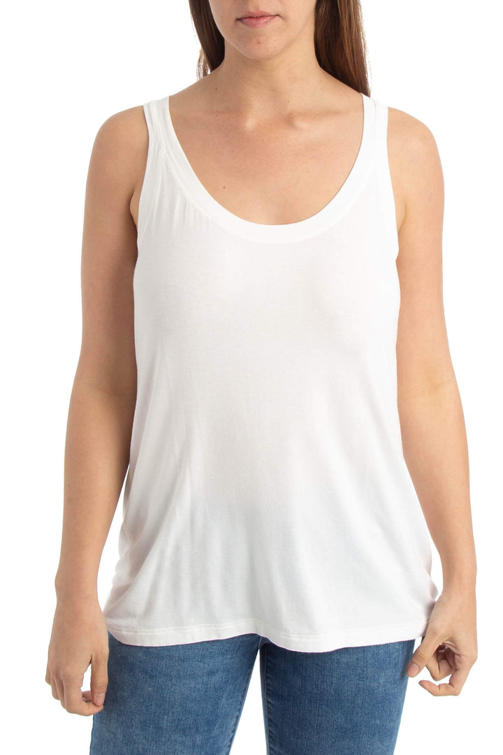 Blusa Ambrosi blanco, vista frontal – ClosetRehab