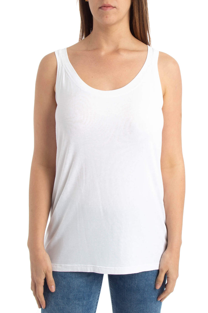 Blusa Ambrosi blanco, vista frontal – ClosetRehab