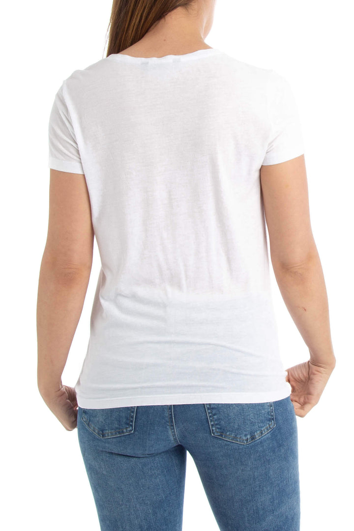 Blusa Lauren Ralph Lauren blanco, vista posterior – ClosetRehab