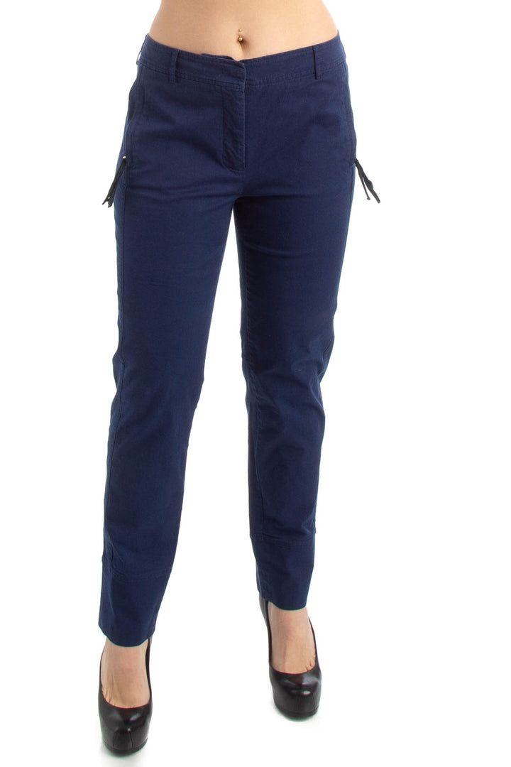 Pantalón Ambrosi azul, vista frontal – ClosetRehab