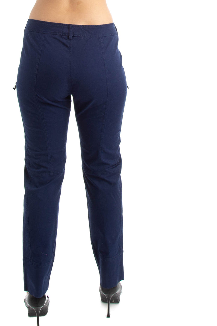 Pantalón Ambrosi azul, vista posterior – ClosetRehab