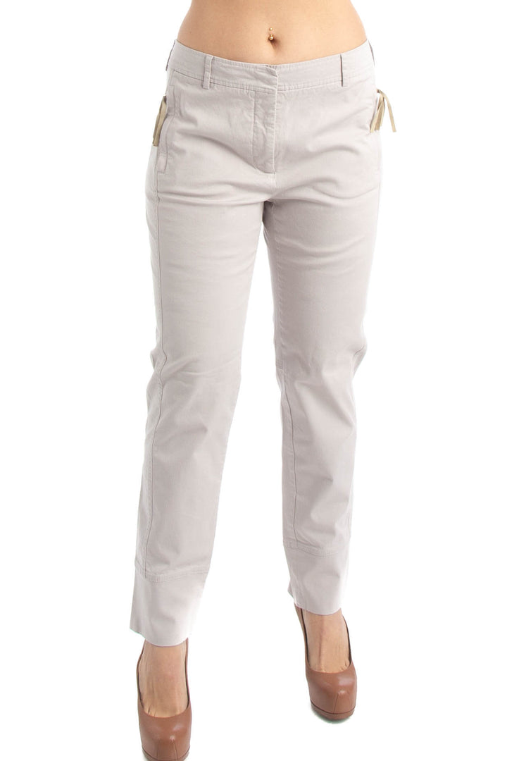 Pantalón Ambrosi beige, vista frontal – ClosetRehab