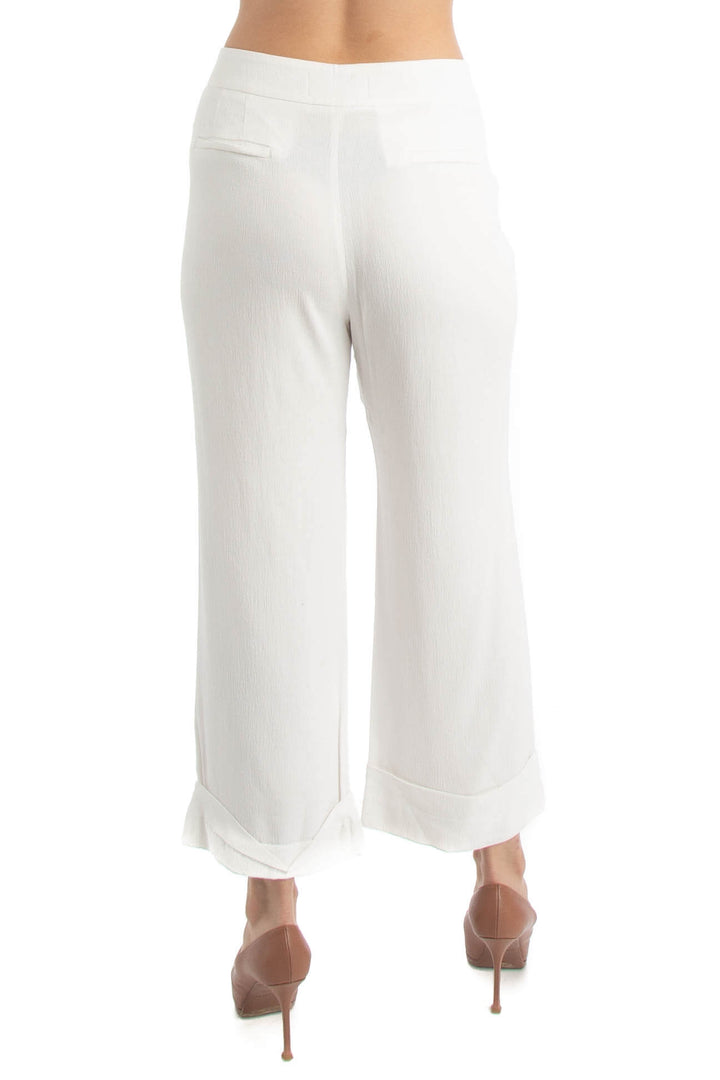 Pantalón Ambrosi blanco, vista posterior – ClosetRehab