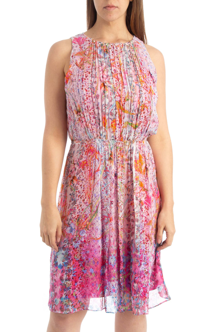 Vestido Elie Tahari rosa, vista frontal – ClosetRehab