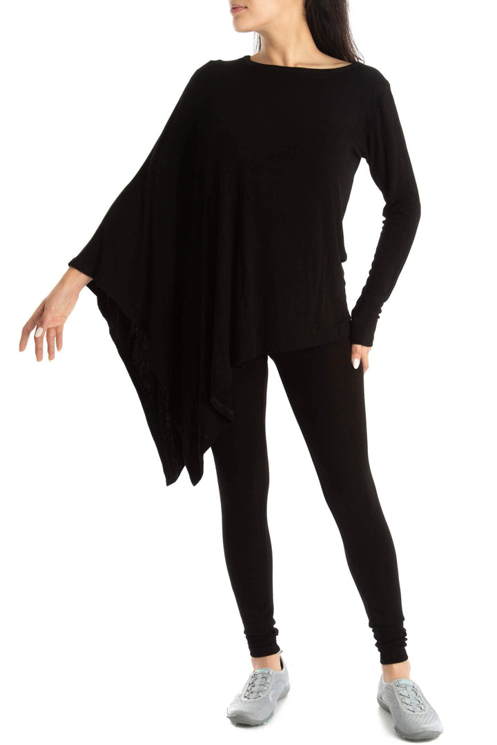 Conjunto Yala NWT negro, vista frontal – ClosetRehab