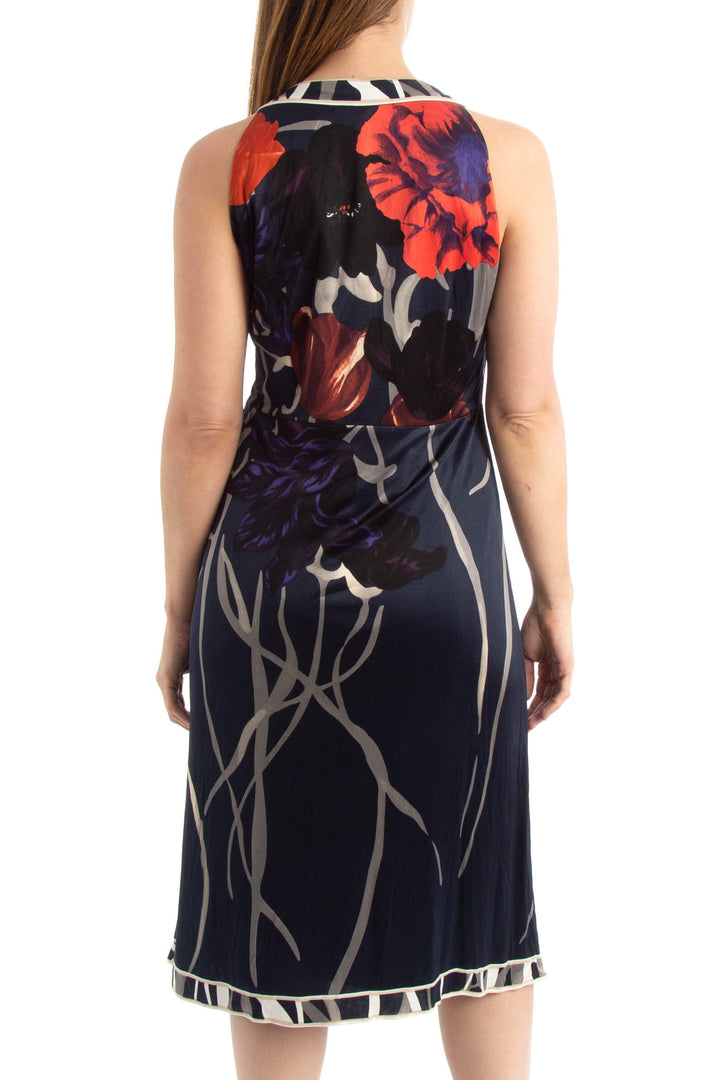 Vestido Elie Tahari azul, vista posterior – ClosetRehab
