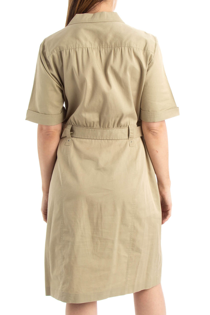 Vestido Elie Tahari café, vista posterior – ClosetRehab