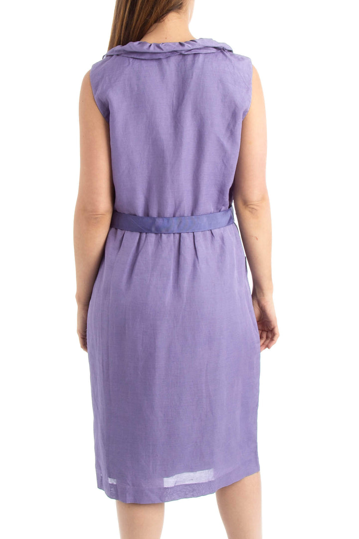 Vestido Elie Tahari morado, vista posterior – ClosetRehab