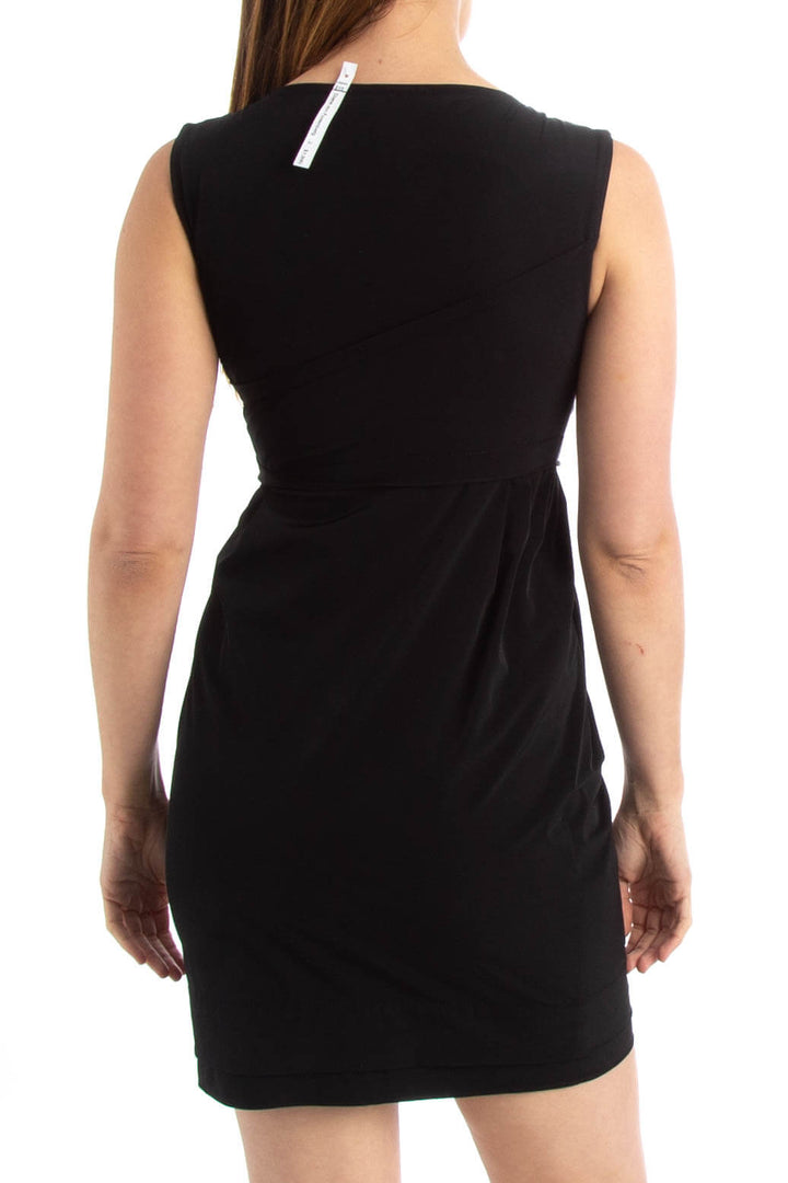 Vestido Diane Von Furstenberg negro, vista posterior – ClosetRehab