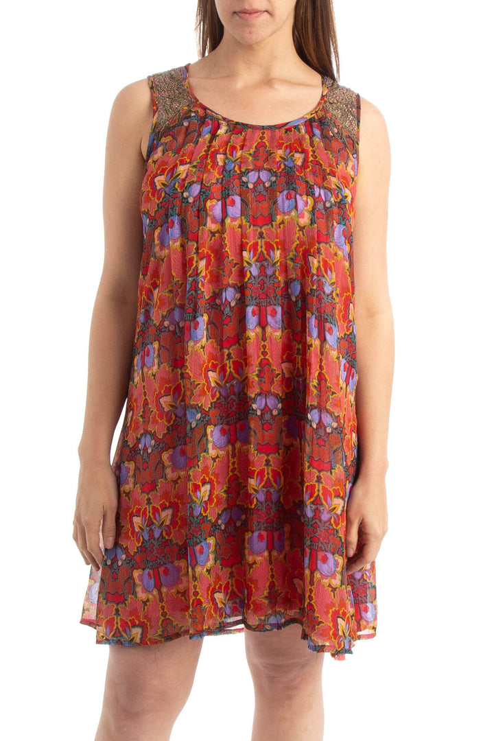 Vestido Alberto Makali naranja, vista frontal – ClosetRehab