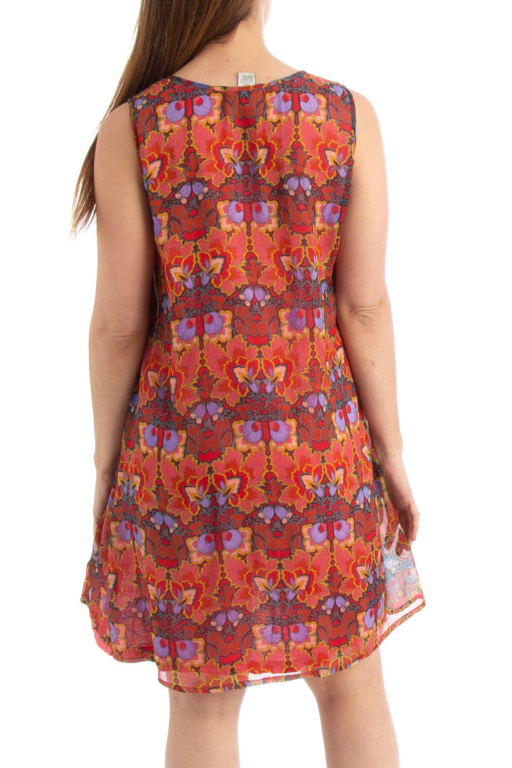 Vestido Alberto Makali naranja, vista posterior – ClosetRehab