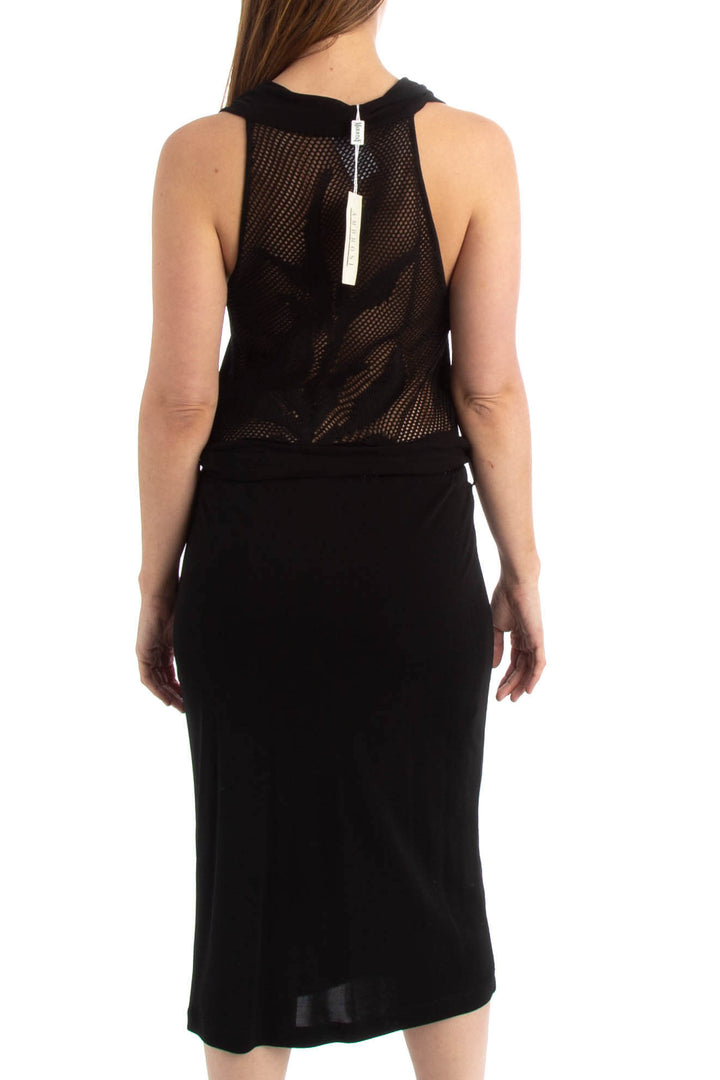 Vestido Ambrosi NWT negro, vista posterior – ClosetRehab