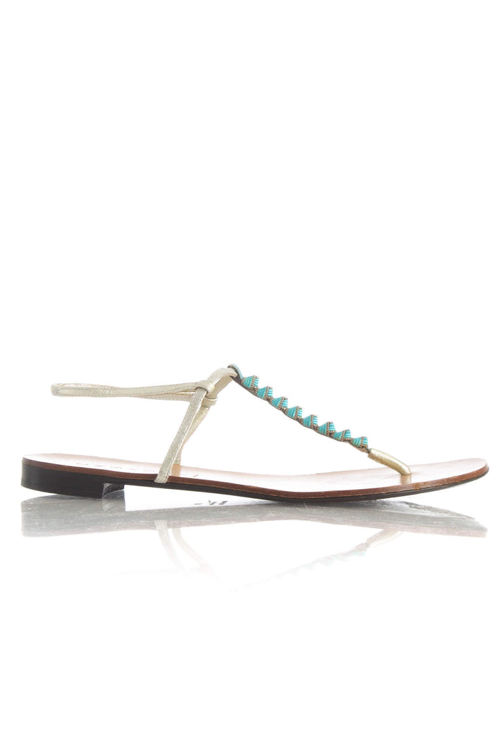 Zapato Casadei gris, vista frontal – ClosetRehab