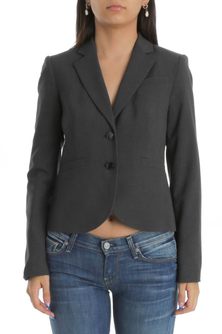 Saco Calvin Klein gris, vista frontal – ClosetRehab