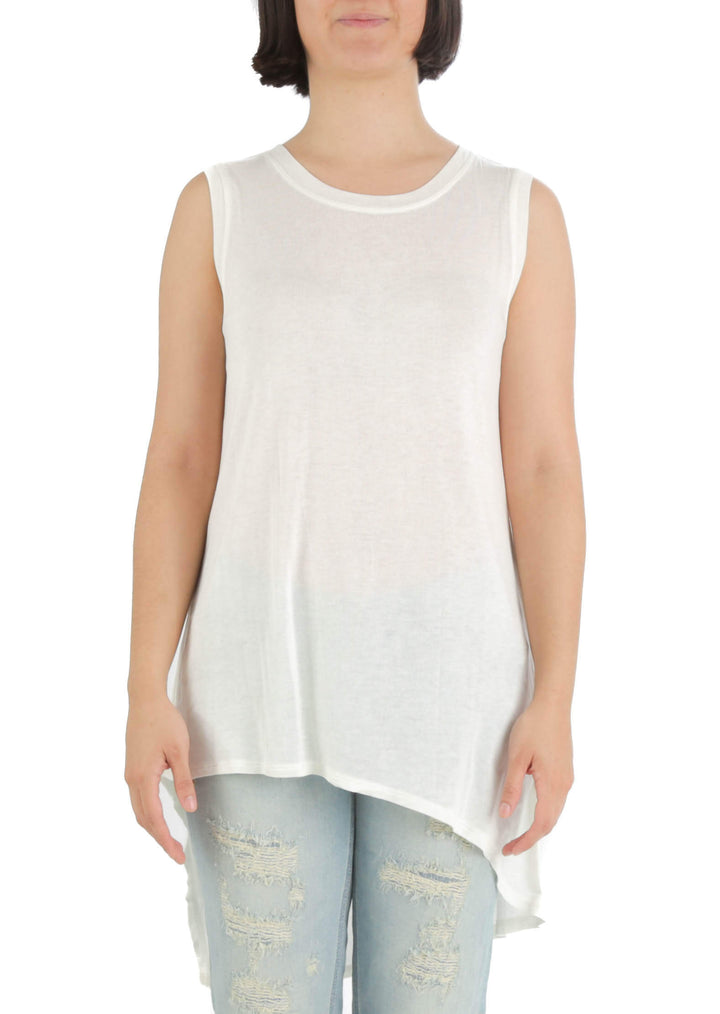 Blusa BCBG Maxazria blanco, vista frontal – ClosetRehab