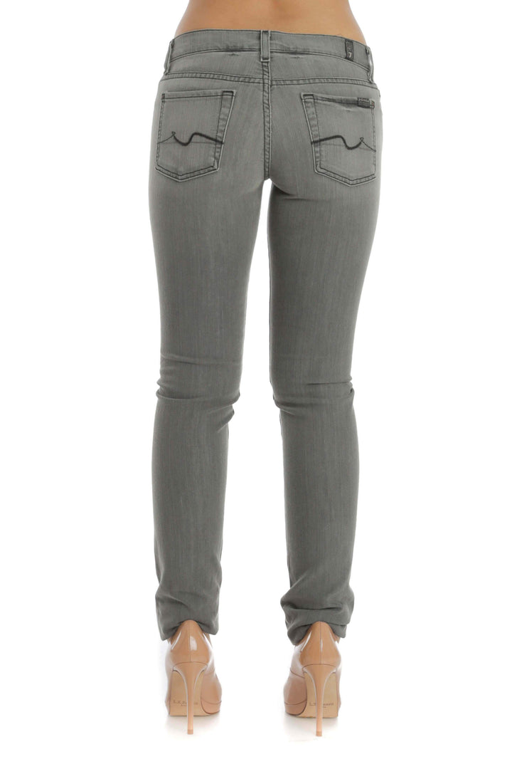 Jeans 7 For all Mankind NWT gris, vista posterior – ClosetRehab