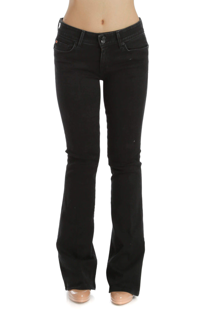 Jeans Hudson negro, vista frontal – ClosetRehab