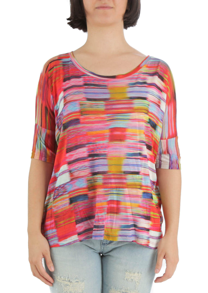 Blusa Velvet estampado, vista frontal – ClosetRehab