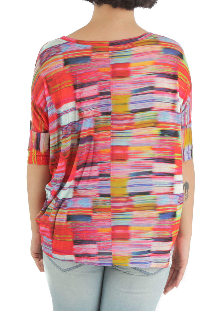 Blusa Velvet estampado, vista posterior – ClosetRehab