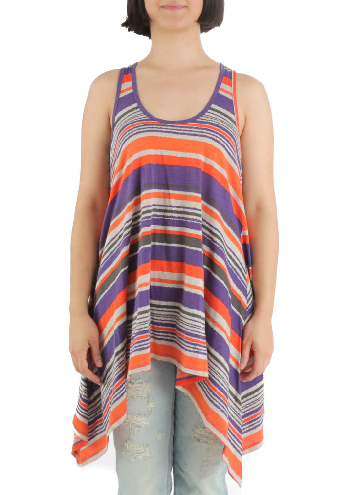 Blusa BCBG Maxazria naranja, vista frontal – ClosetRehab