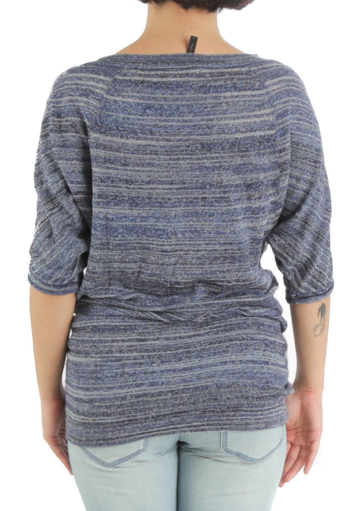 Blusa Ambrosi azul, vista posterior – ClosetRehab