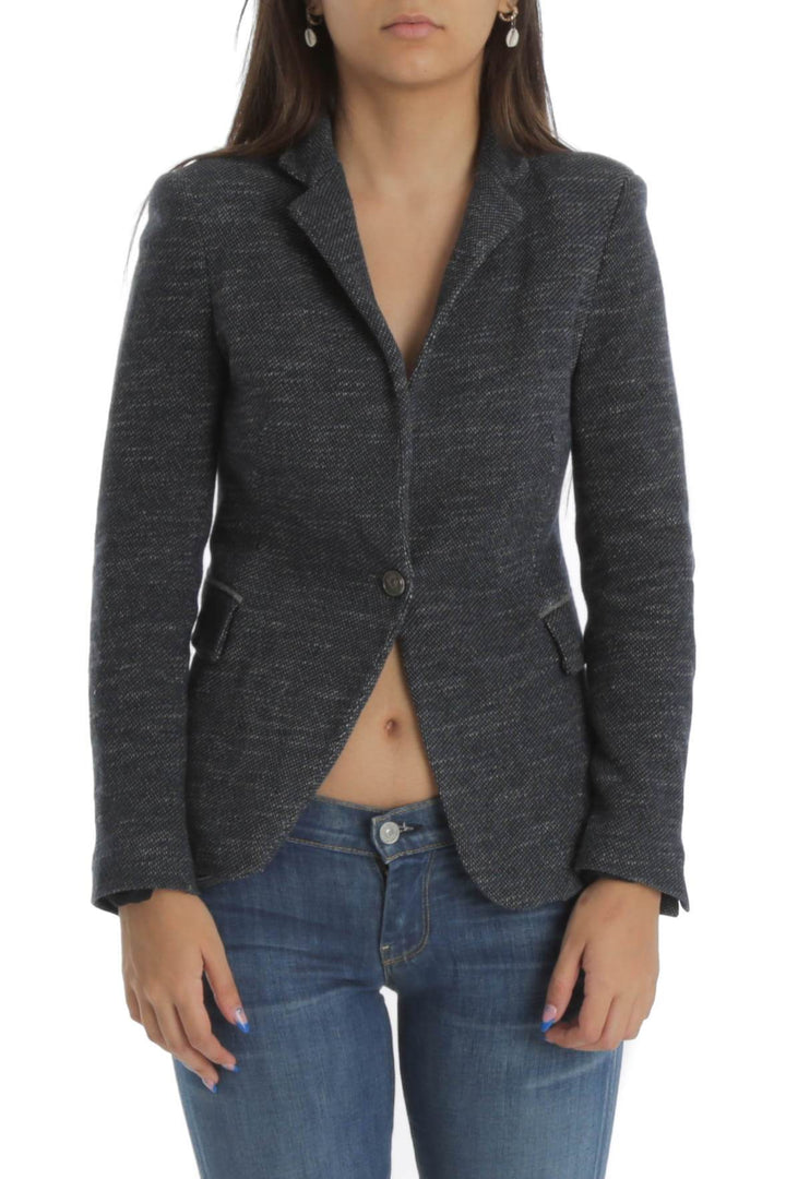 Saco Zara gris, vista frontal – ClosetRehab
