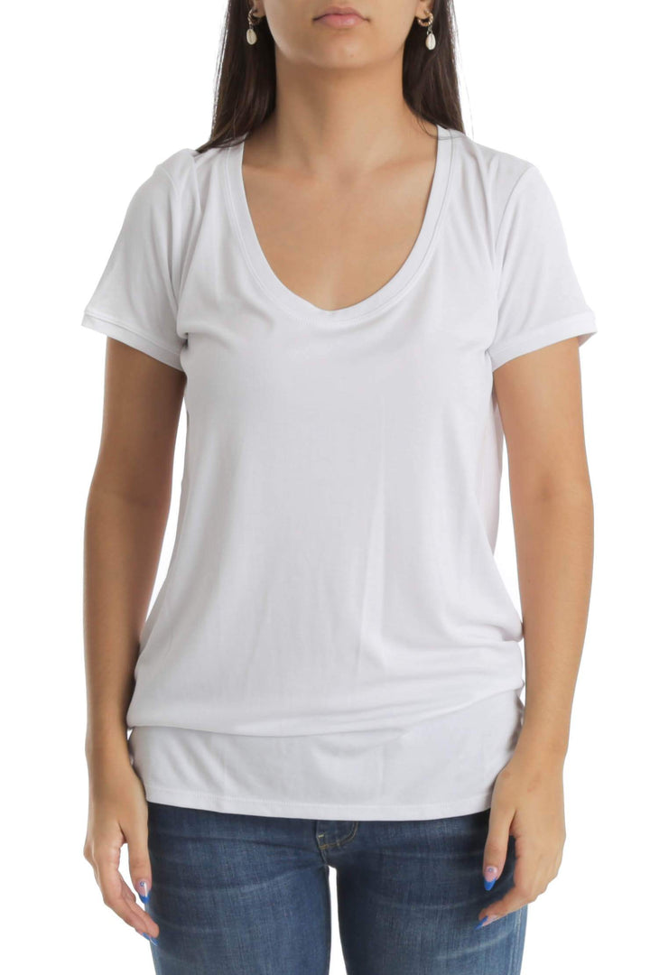 Blusa BCBG Maxazria blanco, vista frontal – ClosetRehab