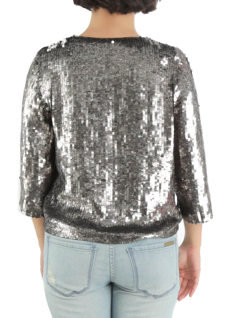 Saco Milly gris, vista posterior – ClosetRehab
