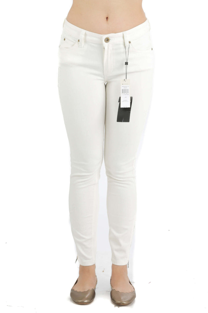 Jeans BCBG Maxazria NWT blanco, vista frontal – ClosetRehab