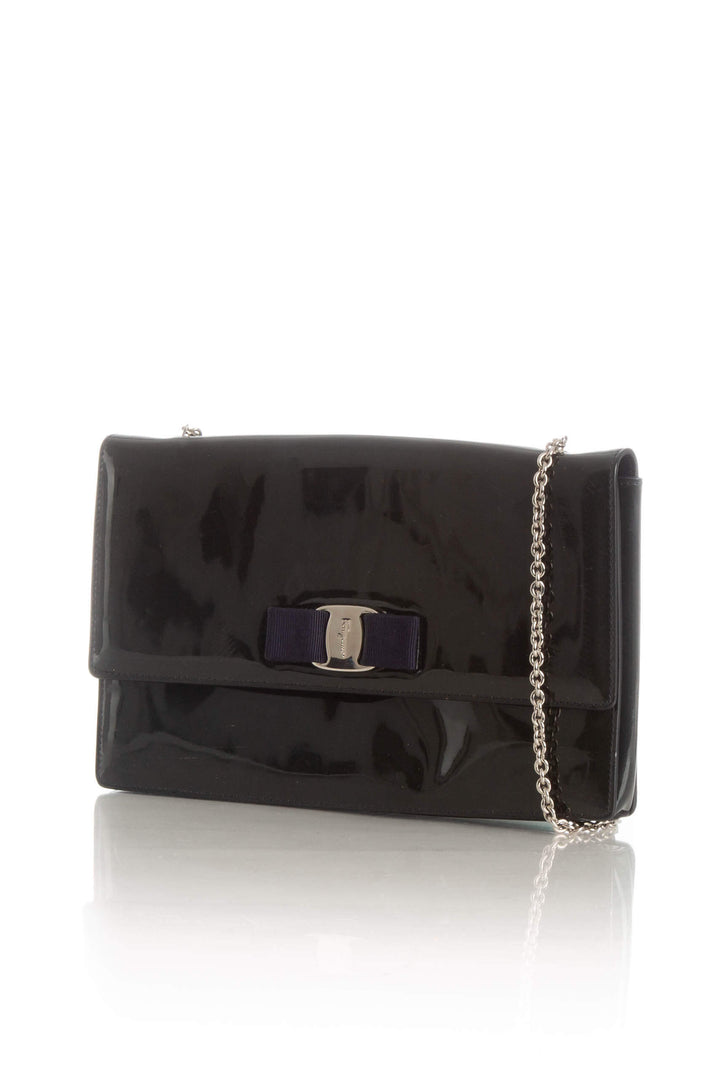 Bolsa Salvatore Ferragamo azul, vista posterior – ClosetRehab