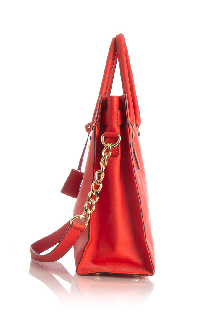 Bolsa Michael Kors naranja, vista lateral – ClosetRehab