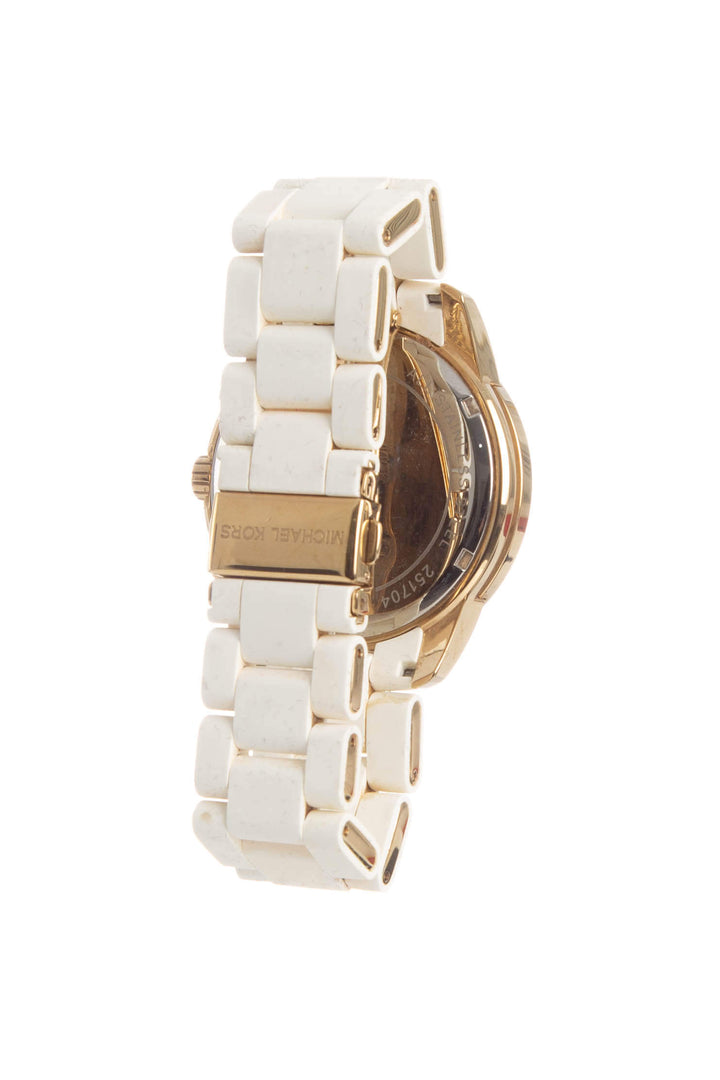 Reloj Michael Kors blanco, detalle – ClosetRehab