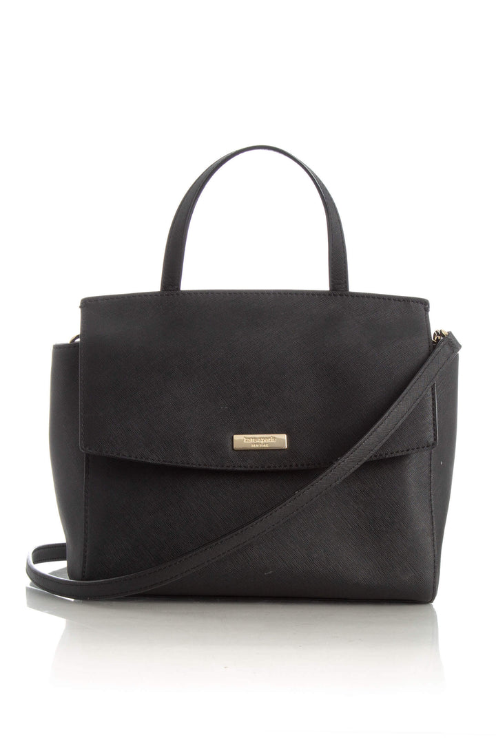 Bolsa Kate Spade negro, vista frontal – ClosetRehab