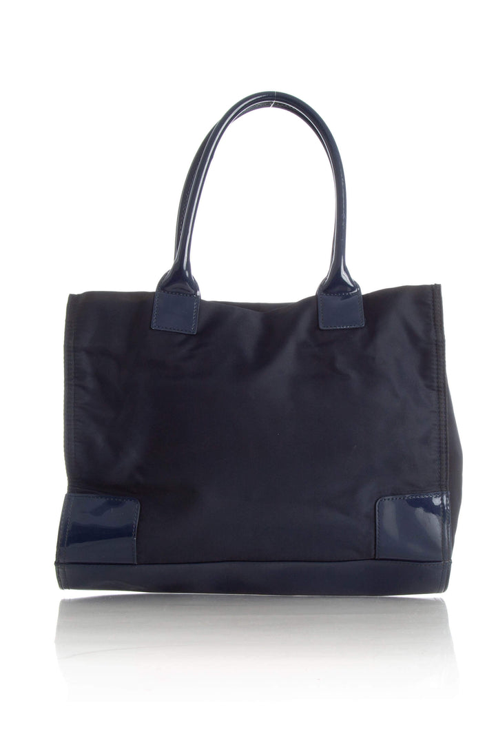 Bolsa Tory Burch azul, detalle – ClosetRehab