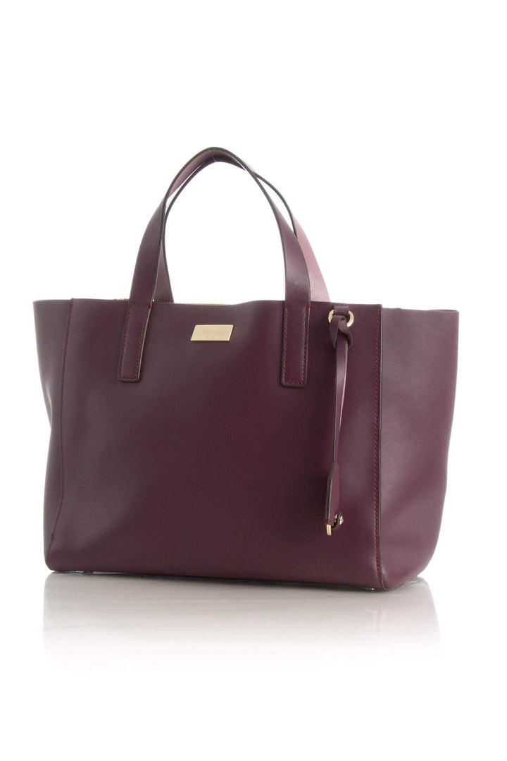 Bolsa Kate Spade morado, vista lateral – ClosetRehab