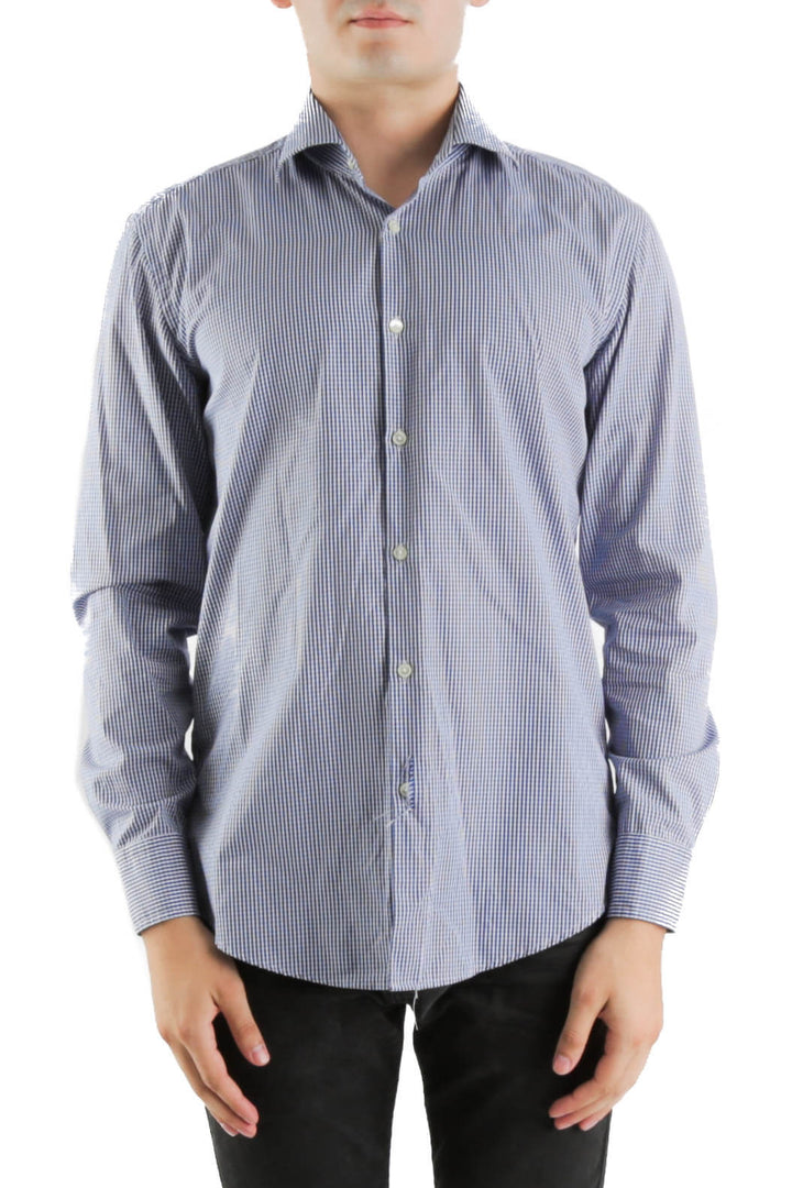 Camisa Boss Hugo Boss azul, vista frontal – ClosetRehab