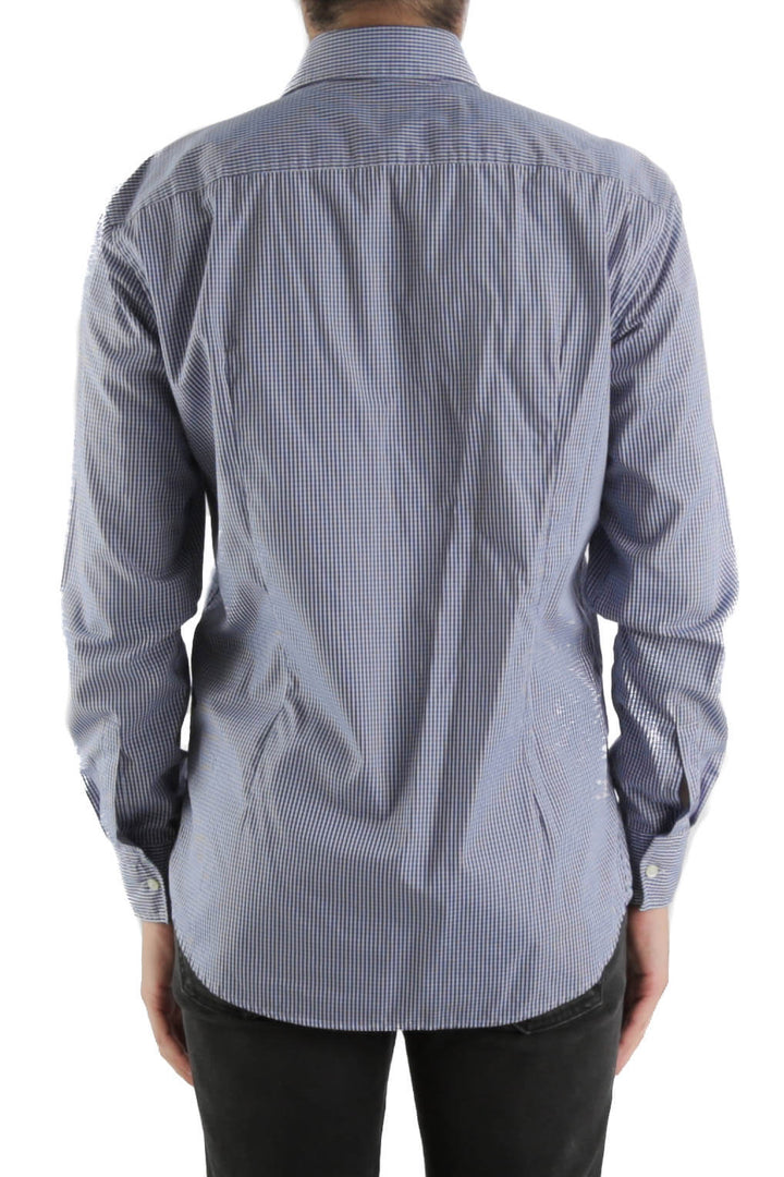 Camisa Boss Hugo Boss azul, vista posterior – ClosetRehab