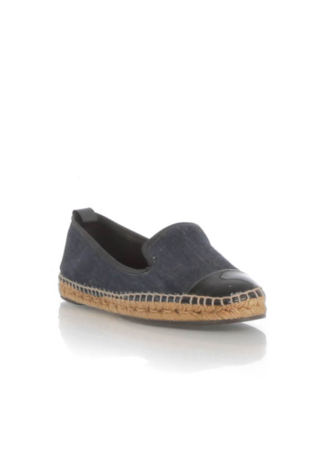 Zapato Fendi azul, vista posterior – ClosetRehab