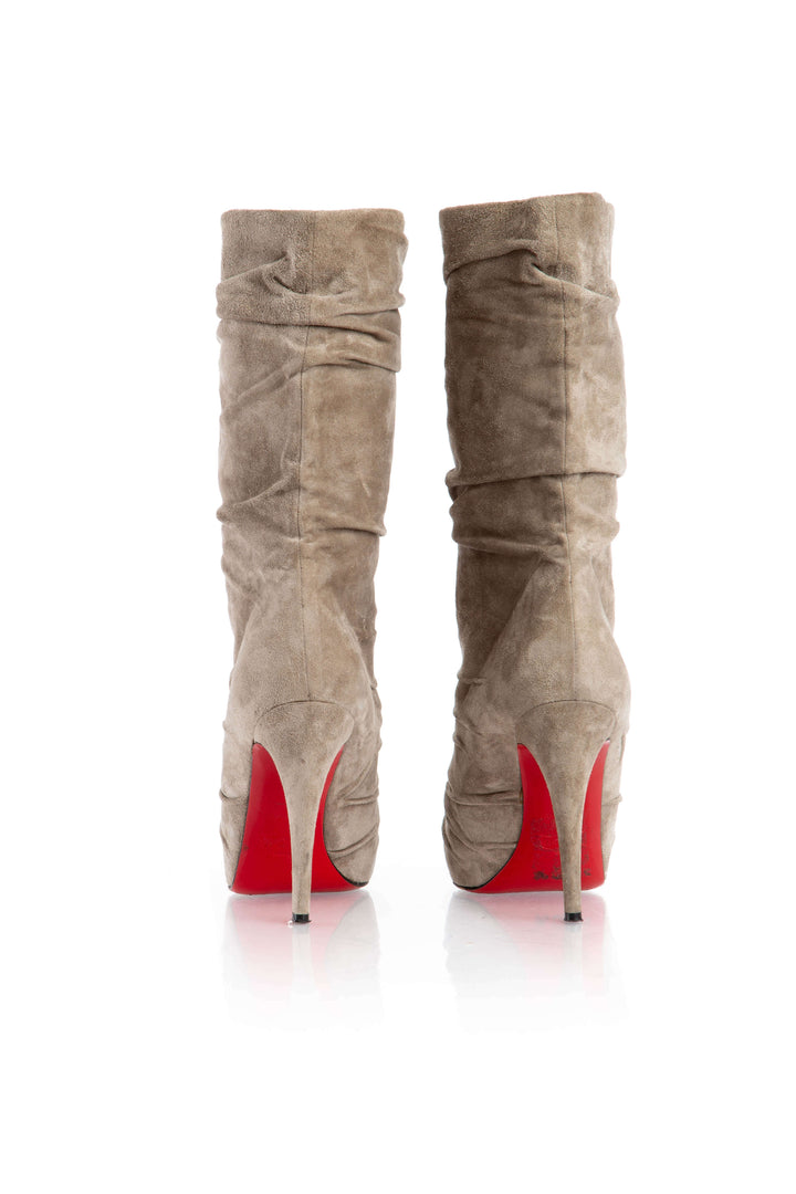 Zapato Christian Louboutin café, detalle 6 – ClosetRehab