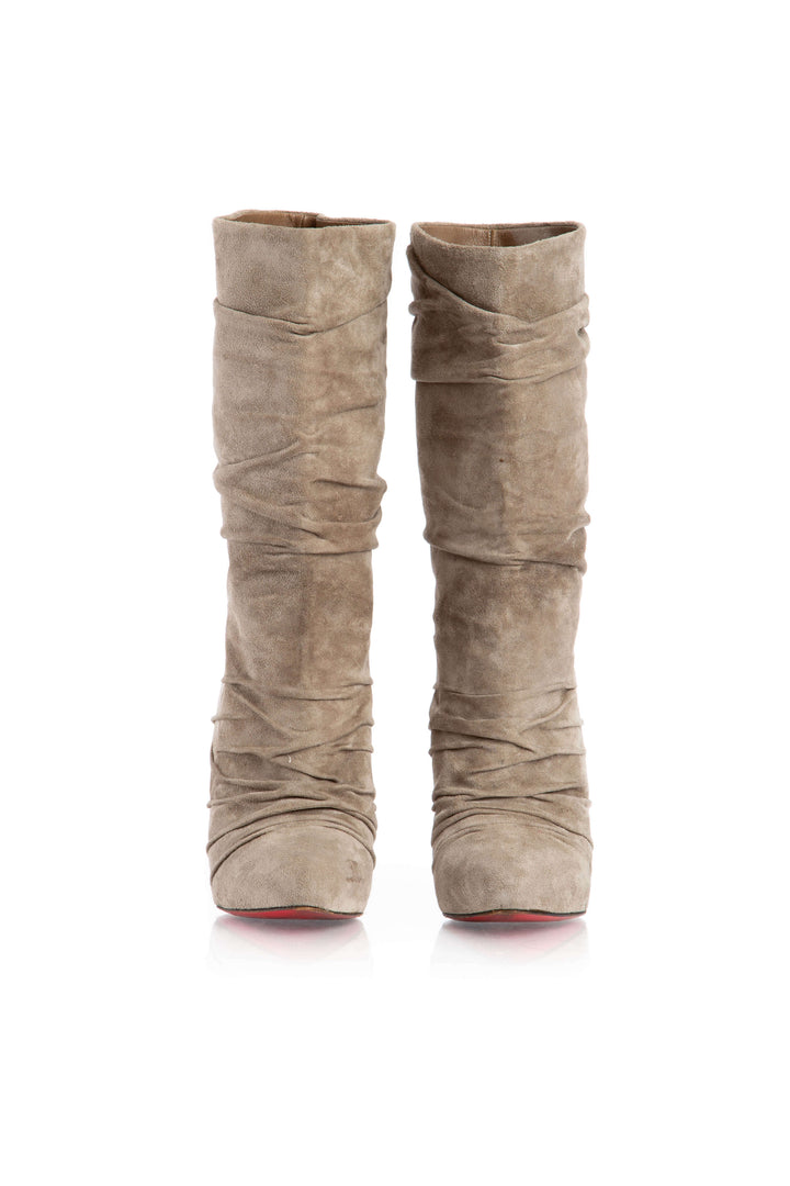Zapato Christian Louboutin café, detalle 7 – ClosetRehab